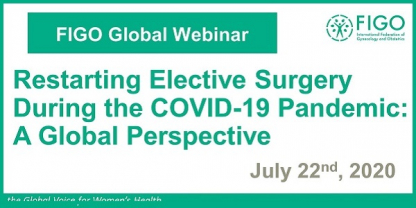 Restarting Elective Surgery during COVID 19 Webinar