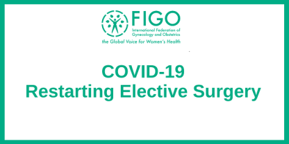 Covid 19 Restarting Elective surgery