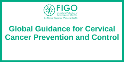 Global Guidance for Cervical Cancer Prevention and Control