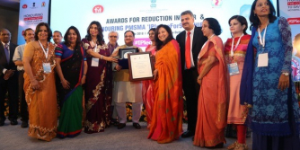 Pictured: Awards recipients in New Delhi, India