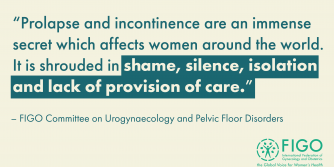 Urogynaecology quote IWD